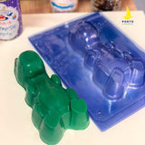 3D Dinosaur Chocolate Mould - 3-Part - PORTO 76