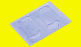 Simple Chocolate Mould Mustache Lollipop - Porto Formas 453 - Naira Cake Supplies
