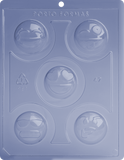 Emoji Chocolate Mould - 3-Part - PORTO 47 - Naira Cake Supplies