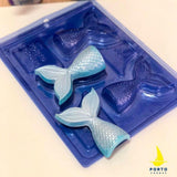 Mermaid - 3-Part Chocolate Mould - Porto Formas 68 - Naira Cake Supplies