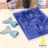 Mermaid - 3-Part Chocolate Mould - Porto Formas 68 - Naira Cake Supplies