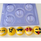 Emoji Chocolate Mould - 3-Part - PORTO 47 - Naira Cake Supplies