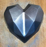 Geometric Heart Chocolate Mould 500g in 3-Part - BWB9838 - Naira Cake Supplies