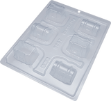 Small Treasure Chest Chocolate Mould -  BWB 9557 - Naira Cake Supplies