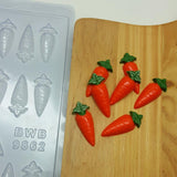 Simple Chocolate Mould - Mini Carrots - BWB9862 - Naira Cake Supplies