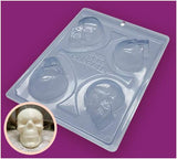 Small Skull - 3-Part Mould - BWB 10036 - Naira Cake Supplies
