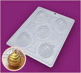 Striped Christmas Ball - 3-Part Mould - BWB 10052 - Naira Cake Supplies