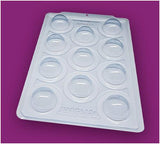 Sphere 50mm - 3-Part Profissional Mould -BWB 3531 - Naira Cake Supplies