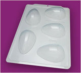 Smooth Easter Egg 150g - 3-Part Mould - BWB 3616 - Naira Cake Supplies