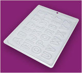 Simple Chocolate Mould Small Alphabet BWB708 - Naira Cake Supplies
