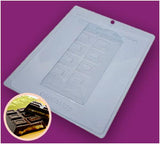 Chocolate Bar Chocolate Mould in 3-Part - BWB 9664 - Naira Cake Supplies