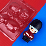 British Guard Boy Chocolate Mould in 3-Part - BWB 10208 - Naira Cake Supplies