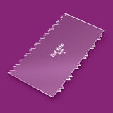 Fest Clear Acrylic Scraper 4 - Naira Cake Supplies