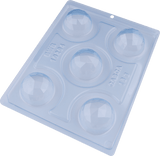 Geometric 50mm Sphere Chocolate Mould in 3 Parts BWB 10264 - Naira Cake Supplies