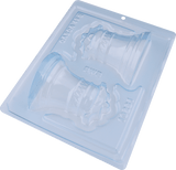Detailed Christmas Bell Chocolate Mould in 3 Parts BWB 10231 - Naira Cake Supplies