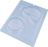 Pop It Rainbow and Circle Chocolate Mould in 3 Parts BWB 10286 - Naira Cake Supplies