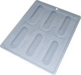 Stuffed Straw  Chocolate Mould in 3-Part BWB 10016 - Naira Cake Supplies