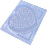 Pop It Heart Chocolate Mould in 3 Parts BWB 10273 - Naira Cake Supplies