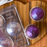 Geometric 70mm Sphere Chocolate Mould in 3 Parts BWB 10266 - Naira Cake Supplies