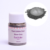 Fest Edible Lustre Dust Silver Grey - 8.5g - Naira Cake Supplies