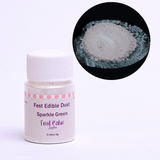 Fest Edible Lustre Dust Sparkle Green - 8.5g - Naira Cake Supplies