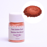 Fest Edible Lustre Dust Sparkle Red Brown - 8.5g - Naira Cake Supplies