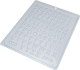 Simple Chocolate Mould Mini Alphabet BWB9743 - Naira Cake Supplies