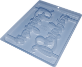 Simple Chocolate Mould Cake Top Parabens BWB9913 - Naira Cake Supplies