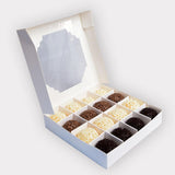 White Truffle Box Kit (5 boxes) - Naira Cake Supplies