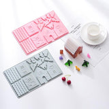 Christmas GingerBread House Silicone Mould - Naira Cake Supplies
