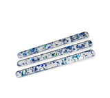 Fest Fleck Blue Acrylic Popsicle Sticks 10 Unid. - Naira Cake Supplies