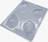 Small Skull - 3-Part Mould - BWB 10036 - Naira Cake Supplies