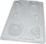Fox 3D Chocolate Mould in 3-Part BWB 3642 - Naira Cake Supplies