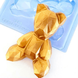 Geometric Teddy Bear Chocolate Mould
