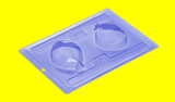 geometric balloon chocolate mould-3-part - portoFormas1200