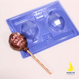 geometric balloon chocolate mould-3-part - portoFormas1200