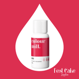 Colour Mill Red Oil Based Concentrated Colouring 20ml - Naira Cake Supplies