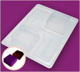 Square Chocolate Box - 3-Part Mould -BWB 9547
