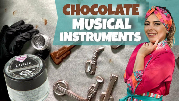 How to Make Chocolate Musical Instruments and Notes - Naira Cake Supplies