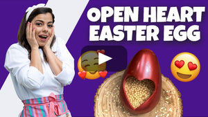 Open Heart Easter Egg 3-Part Mould and Colour Mill