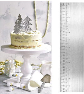 Prasacco 12 Inch Metal Cake Scraper