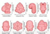 8 Pcs Christmas Cookie Cutter