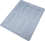 Lipstick Chocolate Mould in 3 Parts BWB 10160 - Naira Cake Supplies