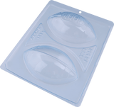 Rugby Ball Chocolate Mould in 3-Part - BWB 10260 - Naira Cake Supplies
