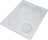 Little Pan Chocolate Mould in 3- Part BWB 220 - Naira Cake Supplies