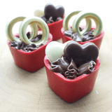 Heart Chocolate Mould in 3-Part - BWB 240 - Naira Cake Supplies
