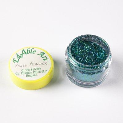 Disco Decorating Glitter - Peacock - Naira Cake Supplies