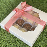 White Truffle Box Kit (5 boxes) - Naira Cake Supplies