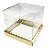 Package Panettone Box  - Gold 1 Unid - Naira Cake Supplies