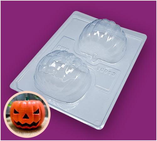 Jack-o'-lantern pumpkin Halloween Chocolate Mould in 3-Part - BWB 10013 - Naira Cake Supplies